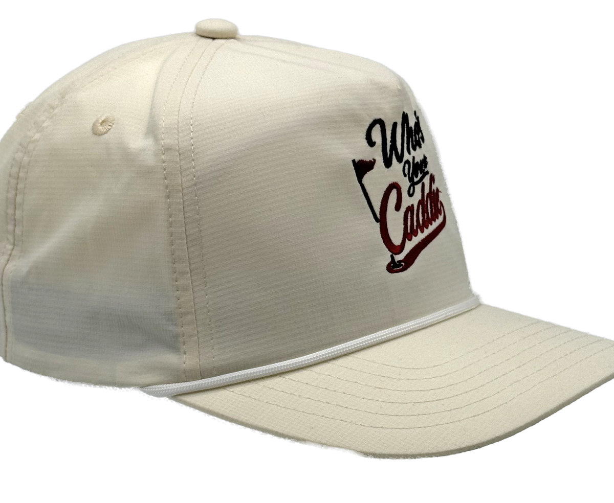 Who’s Your Caddie golf hat alternate view