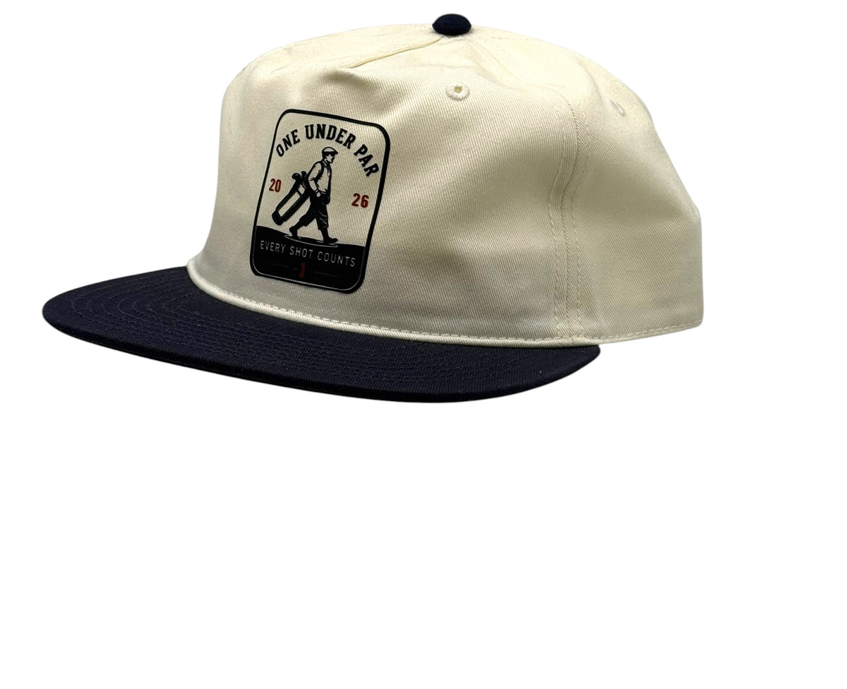 Every Shot Counts vintage golf hat rear view