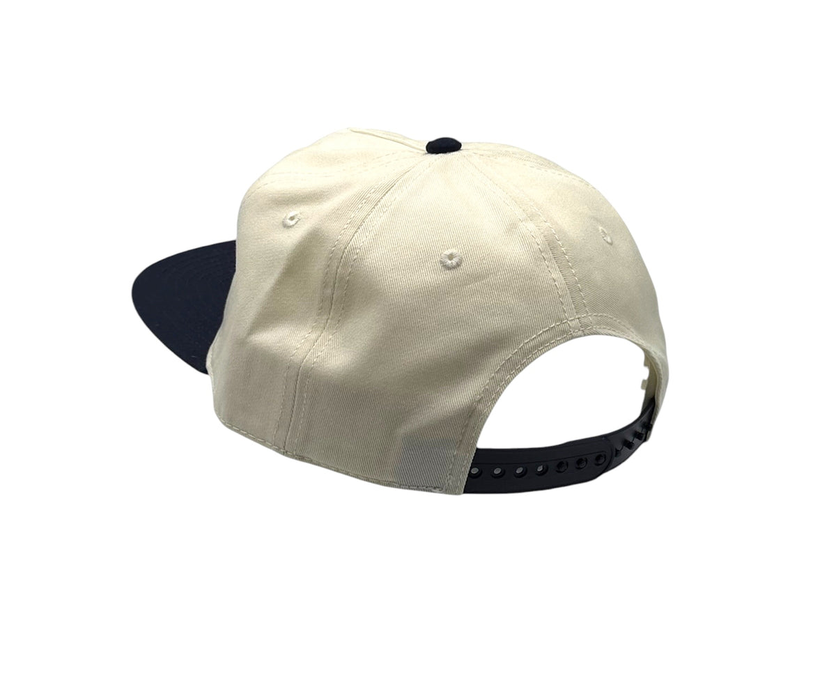 Every Shot Counts two-tone golf hat angled front view