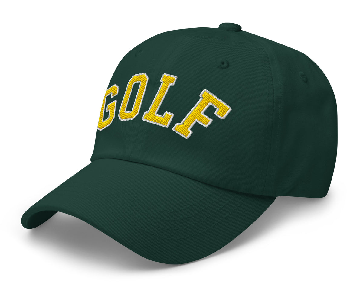 Golf Is My Favorite Sport spruce hat, angled left view