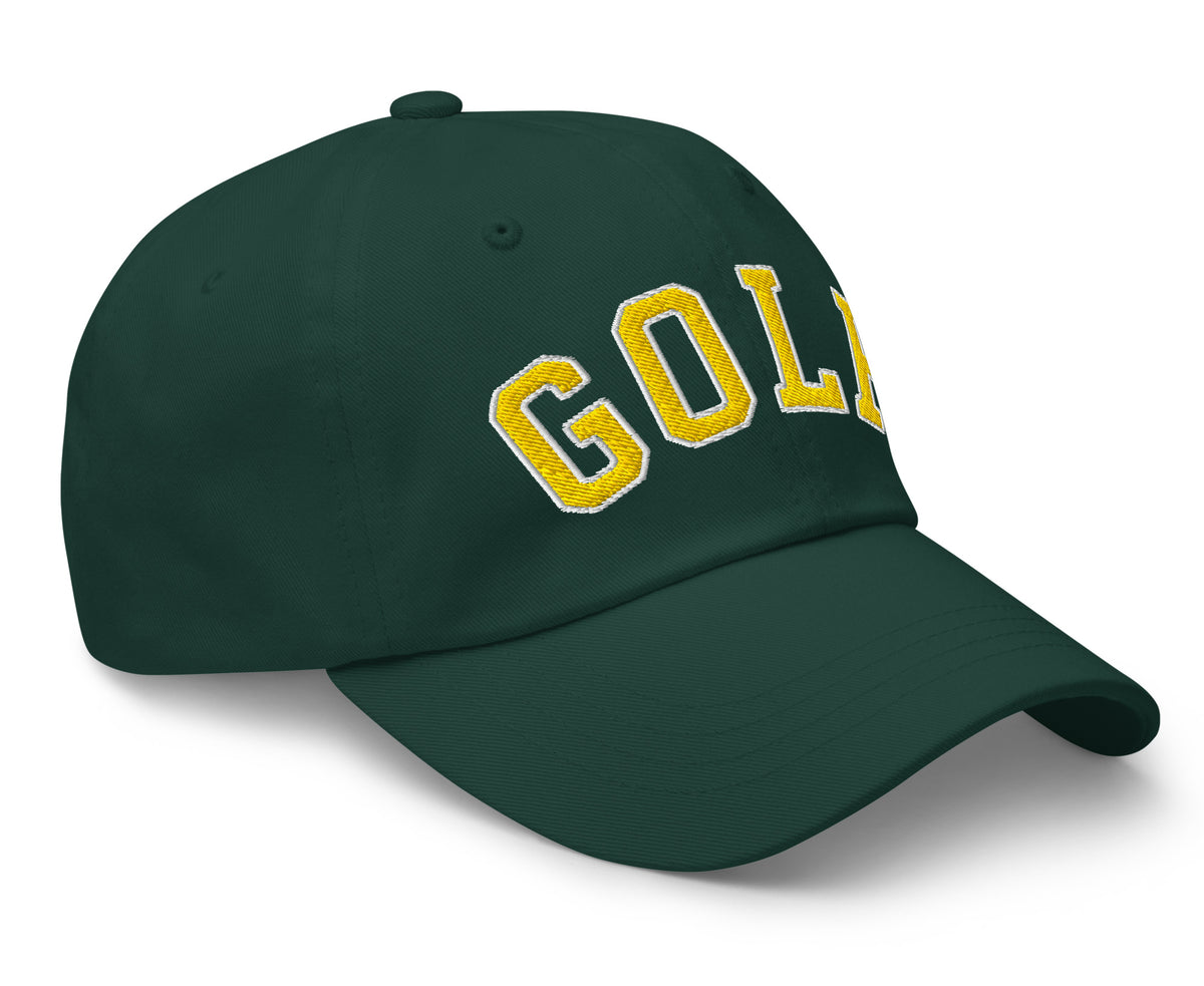 Golf Is My Favorite Sport spruce hat, angled right view