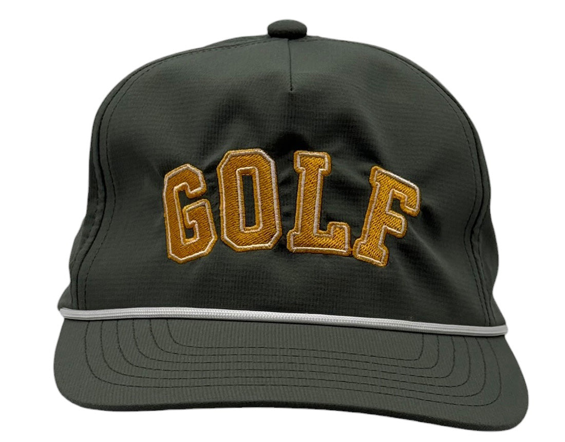 Classic Golf moss performance rope hat front view