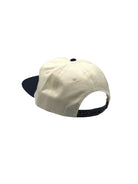 Vintage golfer printed two-tone hat angled view