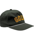 Golf Script moss performance rope hat front view