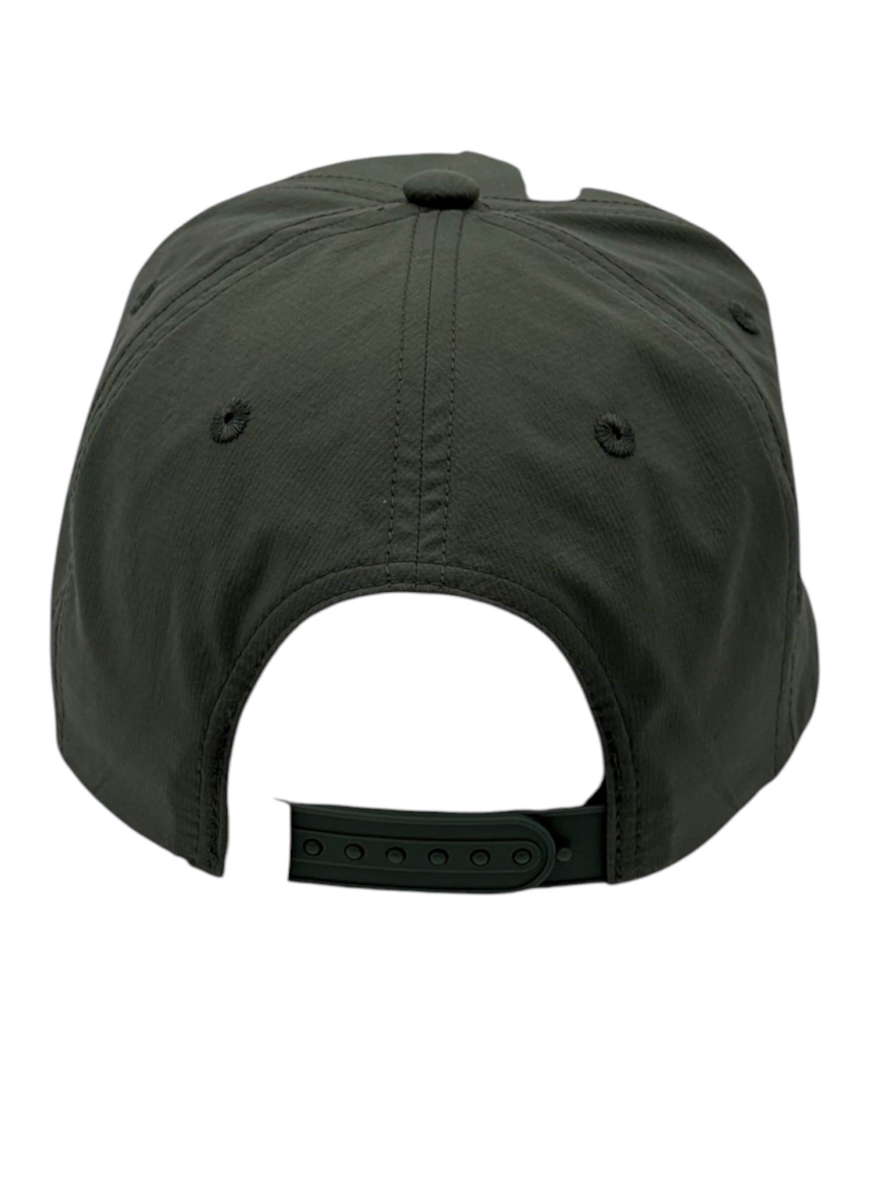 Golf Script moss performance rope hat side view