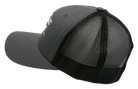 3 Putt Strut charcoal trucker hat, side view