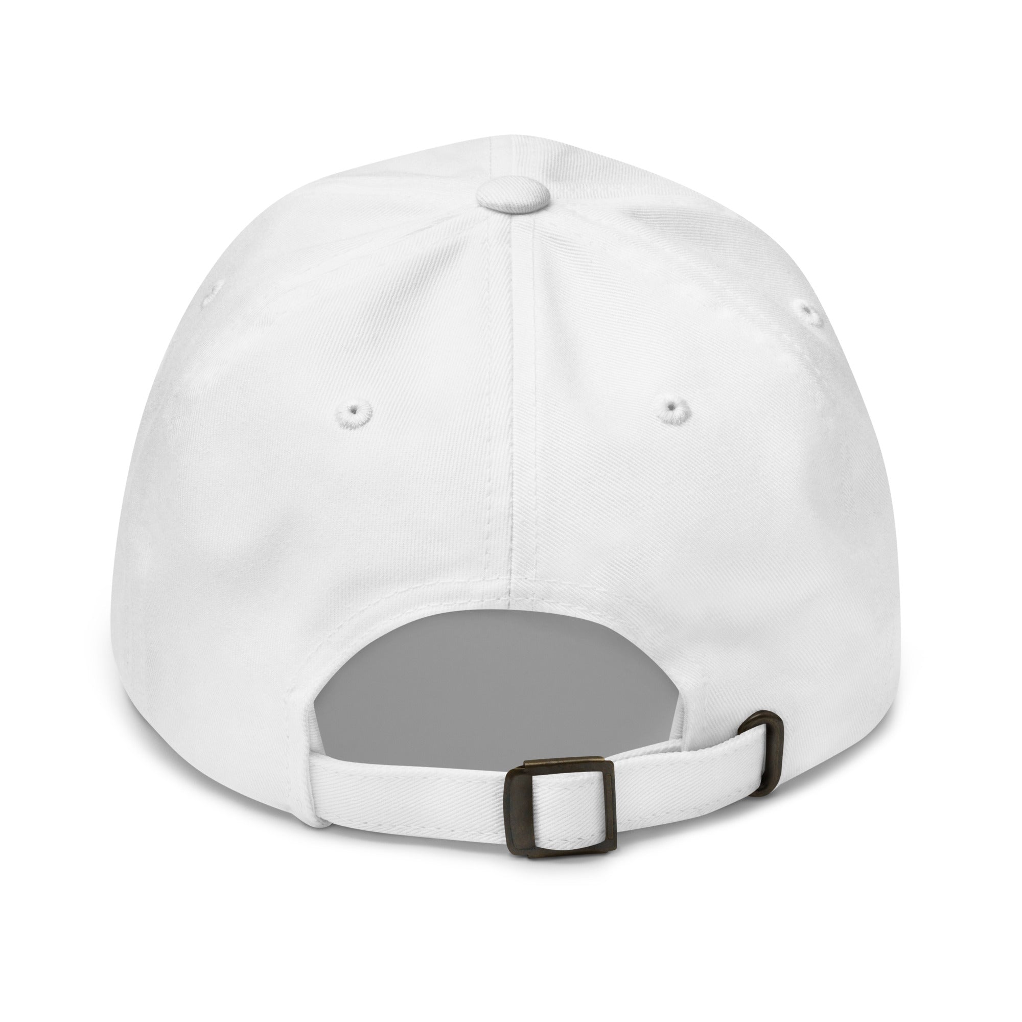 Vegas Style white golf hat back view