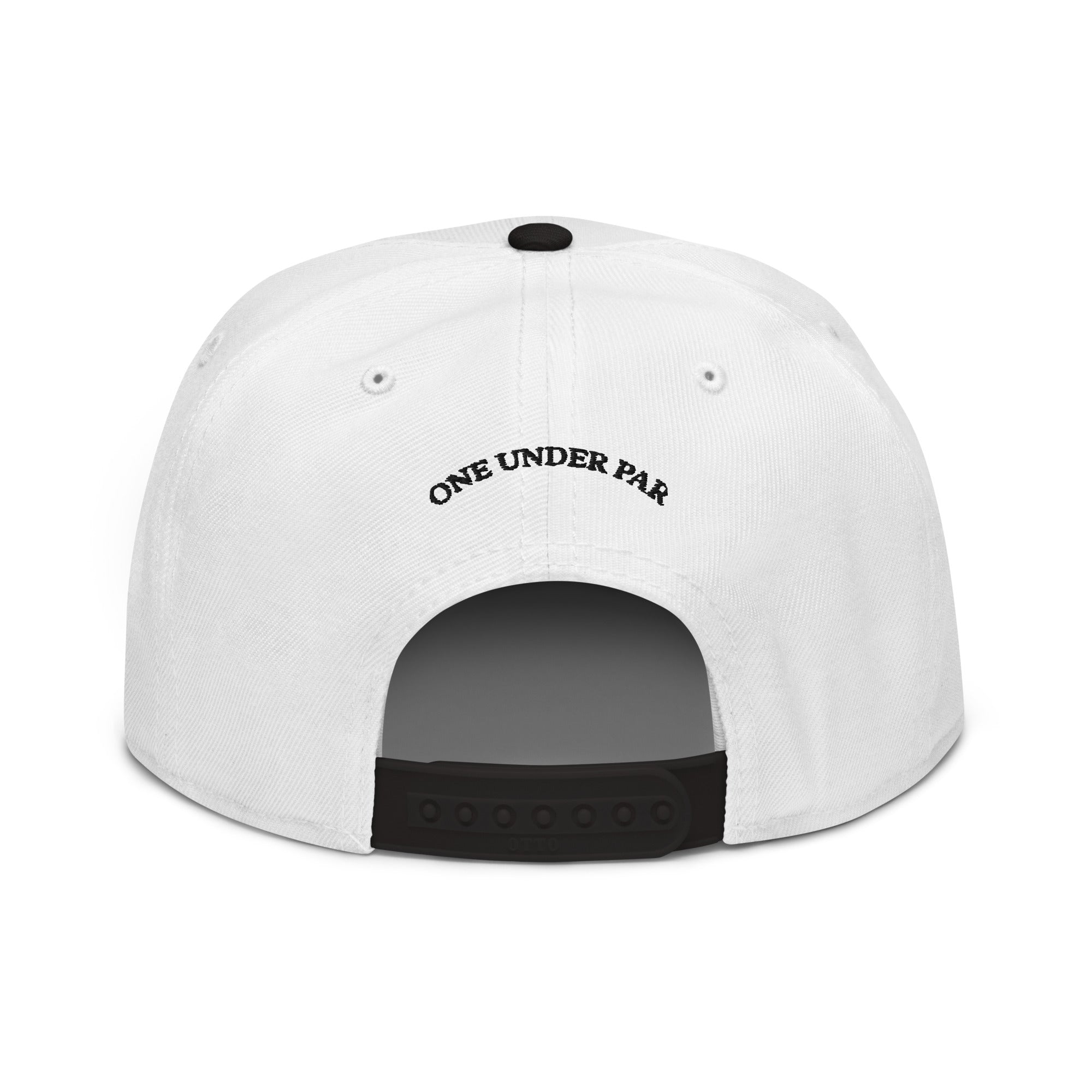 One Under -1 flatbill hat back view