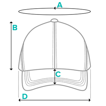 Adjustable low-profile dad hat size guide